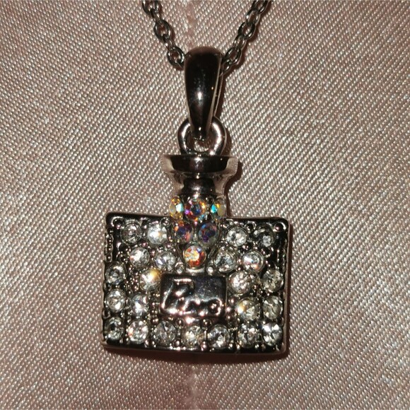 Cecil Mcbee Necklace Costume Jewelry Perfume Charm Pendant Gyaru Gal Style Y2K - Picture 1 of 9